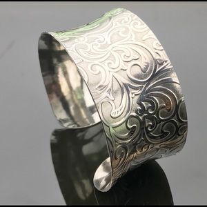 Sterling silver cuff